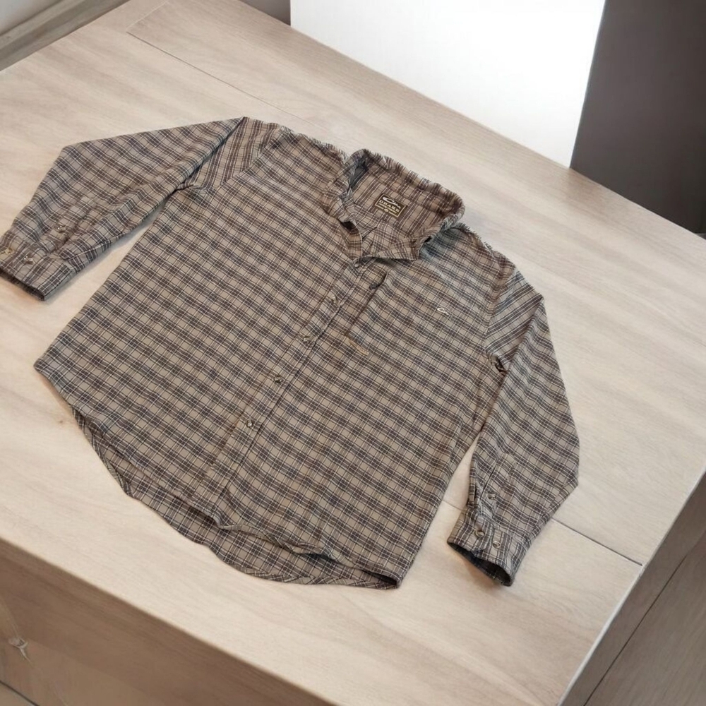 Drake Waterfowl Autumn Flannel Plaid Button Dowm Shirt Mens Size 2X